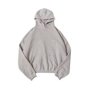 เสื้อมีฮู้ดผ้าสวมหัวลำลองทรงหลวมมีฮู้ดสำหรับผู้ชายทรงหลวมโลโก้ตามสั่งสไตล์สตรีทไซส์ใหญ่ - Product Image 1
