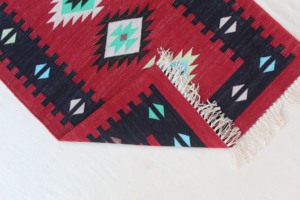 Alfombra de algodón hecha a mano de estilo bohemio para sala de estar y dormitorio fabricante indio - Product Image 5