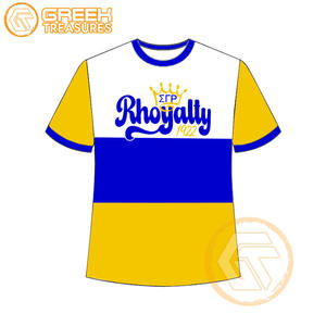 Venta al por mayor Sigma Gamma Rho mujeres camiseta hermandad ropa algodón Jersey alta calidad transpirable camiseta mujeres ropa griega - Product Image 3