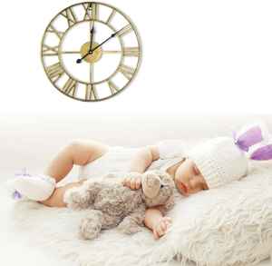 Horloge murale de Style européen de luxe Art moderne en fer horloge à Quartz silencieuse numérique pour salon chambre et salle à manger - Product Image 6