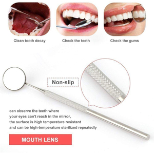 Juego de Instrumentos dentales desechables, fabricante de sondas de espejo, instrumentos orales, herramientas dentales, sonda de dientes, luz Manual de acero inoxidable - Product Image 3
