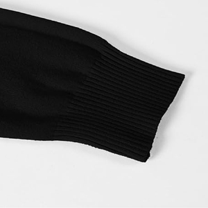 Suéter de poliéster de alta calidad al por mayor para hombres Color sólido con logotipo personalizado Transpirable y Frente decorado con patrón - Product Image 6