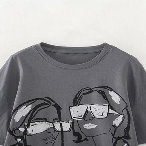 2024 camiseta recortada personalizada Boxy algodón gráfico de gran tamaño pesado gota hombro blanco ácido lavado camiseta para hombres - Product Image 3