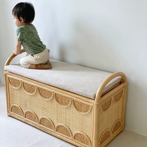 Boîte à jouets en rotin écologique meubles de rangement jouets du Vietnam - Product Image 6