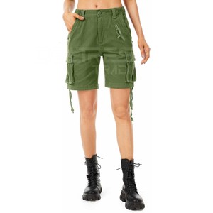 Pantalones cortos Cargo para damas Venta al por mayor Pantalones casuales de cintura media Diseñador Ropa de calle elegante Mujeres Mejor diseño personalizado Diseño superior - Product Image 6