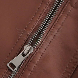 Chaqueta de cuero para mujer más vendida con material de alta calidad Chaquetas de cuero para mujer al por mayor - Product Image 3