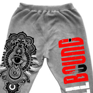 Men's Lightweight 360gsm Acid Washed <b>Jogger</b> Pants Winter Fleece Sweatpants with Large Print Men's Pants Washed - Product Image 5