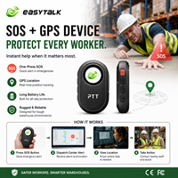 Dispositif GPS SOS Easytalk Blade PTT 8 Go pour la sécurité en entrepôt, suivi de localisation en temps réel, alerte d'urgence, communication pour travailleurs isolés