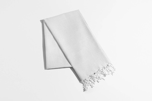 Toalla de Playa Turca 100x200 cm al por Mayor - Blanca para Teñir DIY, 100% Algodón Turco, Proveedor OEM para Hoteles, Piscinas y Spas - Product Image 6