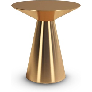 Gold Color Metal Coffee Side <b>Table</b> Modern Design for Your Living Room or Lounge Space - Product Image 1