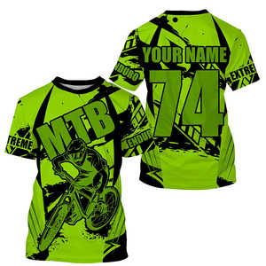 เสื้อเจอร์ซีย์มอเตอร์ไซค์แบบกำหนดเอง ระบายอากาศได้ดี น้ำหนักเบา สำหรับขี่ออฟโรด โมโตครอส พร้อมการพิมพ์แบบซับลิเมชั่น สำหรับการแข่งขัน - Product Image 4