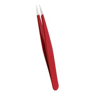 Pinzas de pestañas de Color rojo de buena calidad, embalaje personalizado de acero inoxidable, superventas, nuevo estilo, pinzas de pestañas demandables - Product Image 3