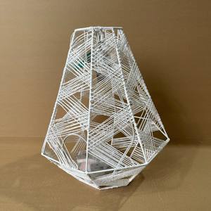 Natural hand woven <b>wicker</b> rattan lamp shades custom design pendant <b>lampshade</b> lamps cover wholesale - Product Image 3