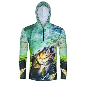 Sweat à capuche de pêche respirant pour homme, séchage rapide, évacuation de l'humidité, sweat à capuche de pêche en plein air à prix raisonnable - Product Image 1