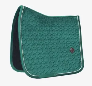 Tapis de selle en coton matelassé tout usage pour l'équitation Nouveau tapis de selle numnah pour cheval Tapis d'équitation équestre blanc - Product Image 4