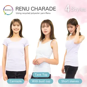 La mejor venta japonesa única mini camiseta sin mangas personalizada más barata para mujer