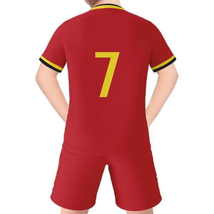 Camisetas de fútbol con impresión de sublimación completa personalizada para hombre, conjunto de uniforme de entrenamiento de fútbol de equipo de Club con logotipo para niños - Product Image 5