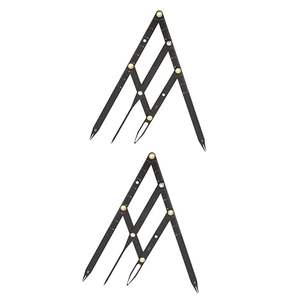 เครื่องมือวัดรูปร่างคิ้วไม้บรรทัดแบบไมโครเบลดไม้บรรทัดอัตราส่วนทองคำไม้บรรทัดสแตนเลสไม้บรรทัดวัดคิ้ว - Product Image 1