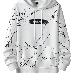 Sweats à capuche en coton décontractés pour hommes femmes sweats à capuche unisexes confortables motif imprimé pour le confort quotidien se prélasser à la maison - Product Image 1