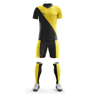 New Wholesale Sublimation Soccer Jersey Supplier Customized Team Letter Print Soccer Uniform Set