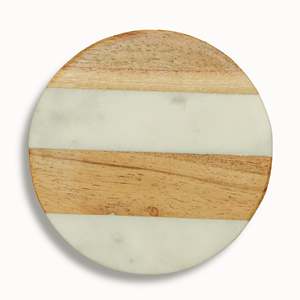 Haute qualité pierre sous-verre ensemble maison Restaurant hôtel-meilleur prix marbre cuir bambou PU sous-verres décor de Table cuisine utiliser nourriture - Product Image 5