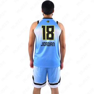 Uniformes de basket-ball personnalisés pour hommes-Maillot double face réversible Nom Numéro Logo Impression numérique Short respirant pour l'entraînement - Product Image 3