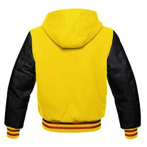 Activewear College Baseball Varsity Jacket Retro Letter Patch Nombre del equipo personalizado OEM Fashion Streetwear Bomber Jacket para hombres - Product Image 4