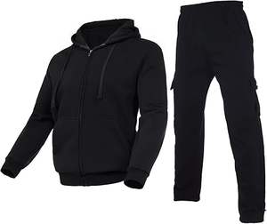 Survêtement à capuche tendance pour homme - Couleurs contrastées - Doux et résistant - Parfait pour tous les jours et les activités sportives - Product Image 6