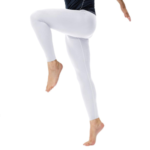 Leggings de yoga pour hommes respirants à taille élastique, légers, à séchage rapide, taille haute, extensibles, design simple et épuré - Product Image 2