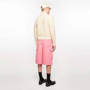 Pantalones cortos de pana hombre Regular Fit Cintura media Pierna ancha y por debajo de la rodilla con bolsillos de carga funcionales, secado rápido - Product Image 3