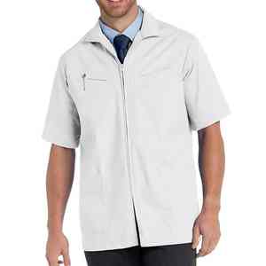 Blouses de laboratoire unisexes personnalisées en toile, best-seller 2026, uniforme de médecin avec poches de laboratoire, blouses d'hôpital d'été, vente en gros - Product Image 1