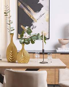 Vase à fleurs de table en fer moderne fait à la main, décoration de jardin élégante, détail floral, écologique, haute qualité, ZAHID EXPORT - Product Image 2