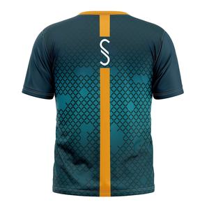 T-shirts de sublimation personnalisés en gros, impression numérique 3D, t-shirts en polyester 100% pour hommes - Product Image 2