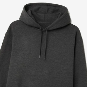 Men <b>Black</b> Hoodie Plain <b>Fleece</b> Pullover Oversized Casual Streetwear Warm Winter Hooded Sweatshirt For Outdoor Sports Fashions - Product Image 5