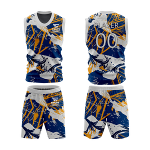 ชุดกีฬาบาสเก็ตบอลเสื้อทีมออกแบบลายทางผ้าแห้งเร็วกันความชื้น OEM ODM ออกแบบได้ตามต้องการ - Product Image 6