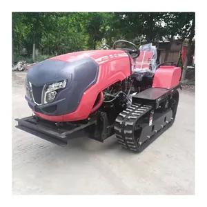 Crawler mini tractor5 0 Hp traktor taman mini, traktor rumput Harga Bagus dan murah