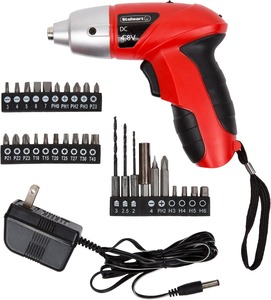 High Power Electric Screw Gun Cordless Rechargeable Screwdriver Drill for Wood Metal Construction Fastening Tools OEM - Product Image 1
