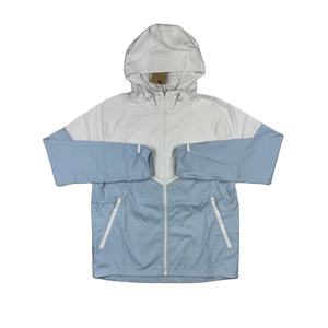 Pantalones cortos cortavientos personalizados de 2 piezas y chaqueta con capucha, chándal reflectante con cremallera, conjunto de ropa de calle de nailon, precio barato OEM 2025 - Product Image 1