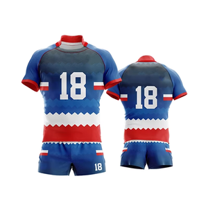 Maillot et short de rugby respirants à séchage rapide pour l'entraînement ou les tournois, uniformes de rugby - Product Image 5