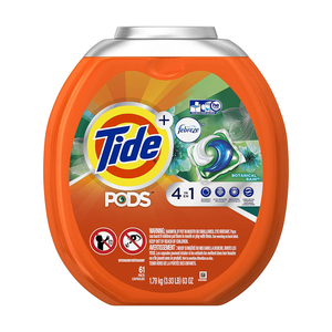 Tide Pods Paquete extra grande de 96 unidades con fórmula de limpieza avanzada Elimina la suciedad de la grasa y los olores diarios de la tela - Product Image 5