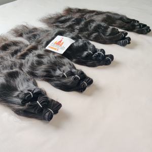 Extensiones de cabello humano sin procesar vietnamita Natural 100%, cutícula cruda alineada, paquete de templo trenzado de onda profunda, procesamiento ninguno - Product Image 5