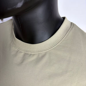 Camisetas Lisas Personalizadas OEM al por Mayor, 300 g/m², Camisetas Casuales para Hombre con Estampado en Relieve, Manga Corta - Product Image 6