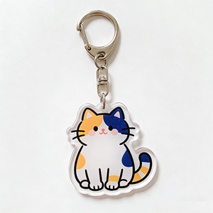 Custom Transparent Acrylic Keychain Cute and Colorful Animal Keychain