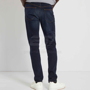 Pantalons pour hommes de style unique en gros pour la vente en ligne, jeans personnalisés lavés avec votre propre design - Product Image 3
