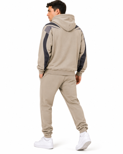 เสื้อฮู้ดผู้ชาย SINEWY SPORTS ผ้าสแปนเด็กซ์/คอตตอน 200 กรัม เป็นมิตรกับสิ่งแวดล้อม ทรงปกติ เหมาะสำหรับฤดูใบไม้ร่วง ดีไซน์มีกระเป๋า - Product Image 3