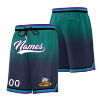 Shorts de basketball unisexes de haute qualité, personnalisés, imprimés par sublimation, grande taille, dégradé, anti-transpiration, antibactériens, pour adultes