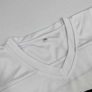 Jersey de Hockey sobre Hielo Personalizado OEM, Sublimado, 100% Poliéster, Tejido de Malla, Corte Holgado, Uniforme Profesional, Nueva Llegada - Product Image 4