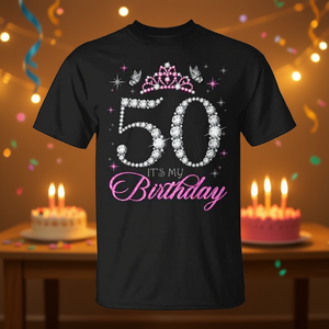 Camiseta para Fiesta de 50 Cumpleaños, Camiseta Promocional de Celebración de 50 Años - Product Image 3