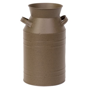 Pot de fleurs décoratif Décoration intérieure Vase à fleurs galvanisé Pots de fleurs design antique Vaisselle de chambre - Product Image 3