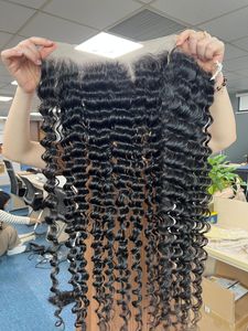 Extensiones de cabello humano virgen vietnamita de onda profunda alineadas con cutícula de doble trama sin procesar 100% de 3 pulgadas de alta calidad al por mayor - Product Image 4